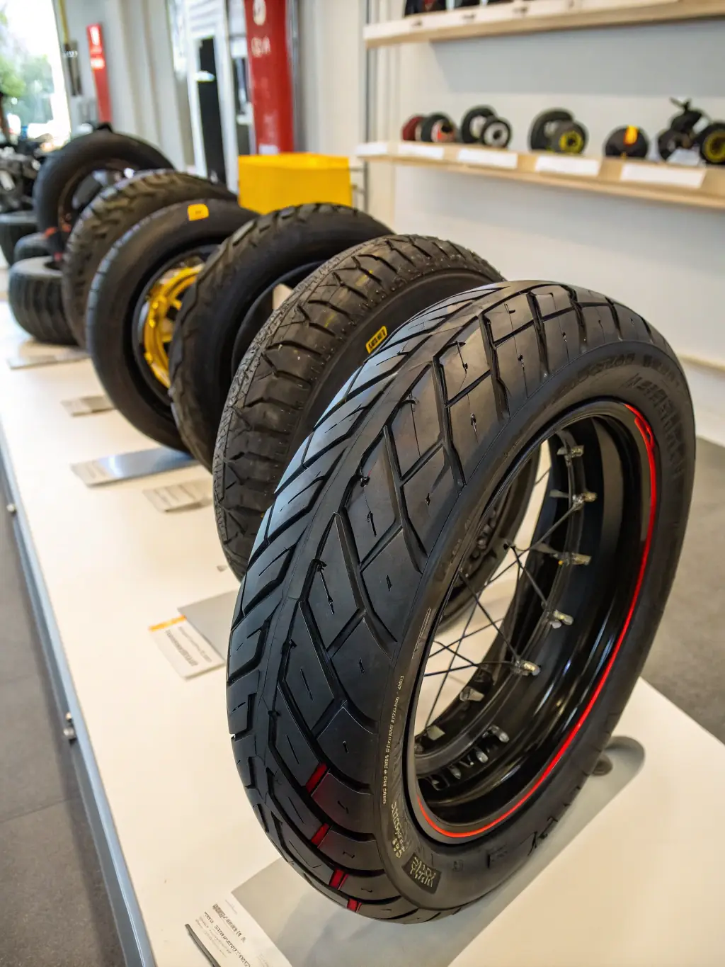 An image displaying a variety of high-quality tires suitable for different terrains and driving conditions in South Africa.